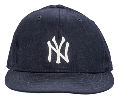 Don Mattingly Games Used and Signed New York Yankees Hat (PSA & JSA)